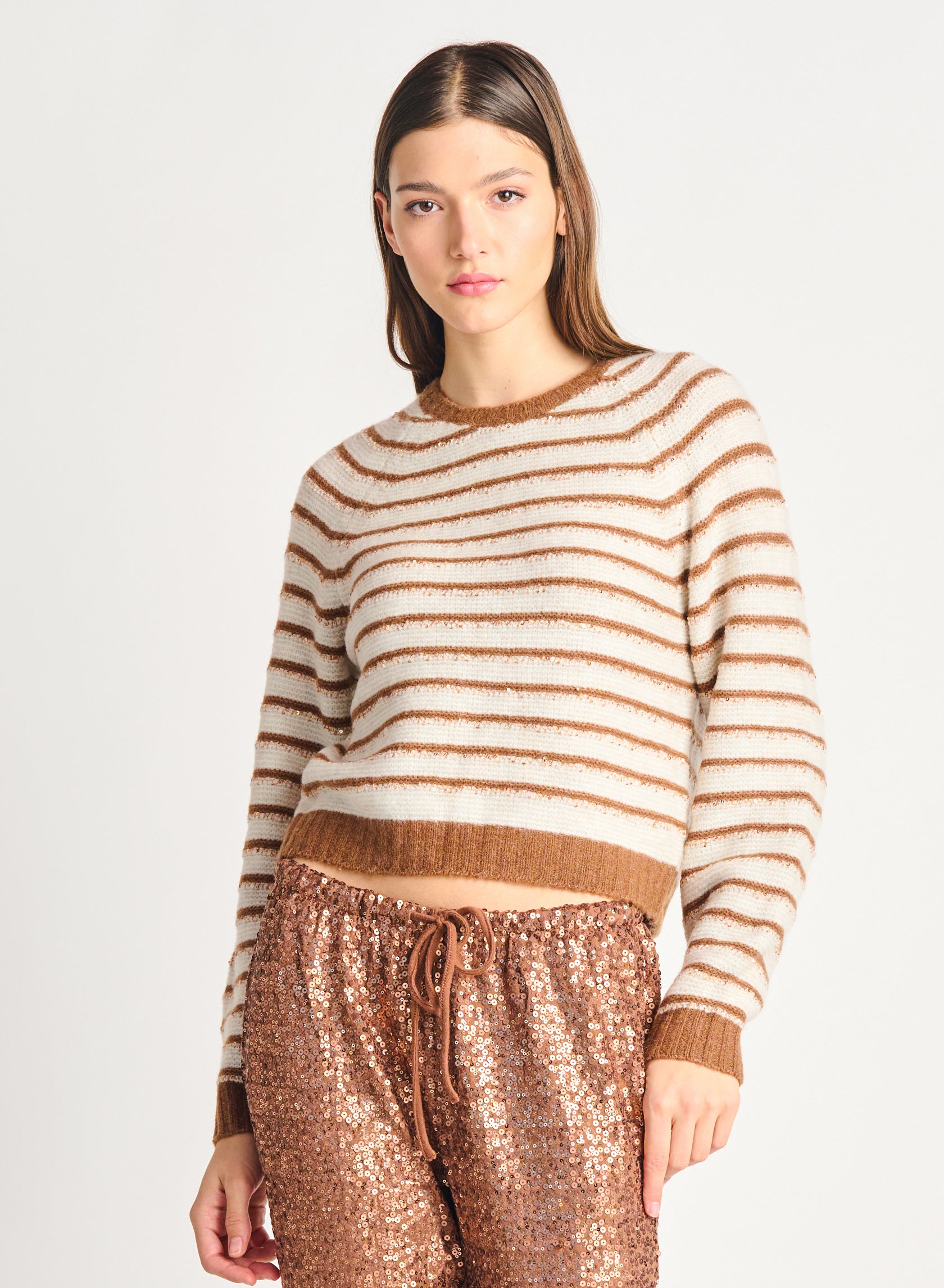Striped Sequin Sweater – Spotted Gecko Clothing