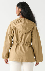 Hooded Drawstring Jacket