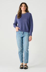 Ls Drop Shoulder Mockneck Sweater