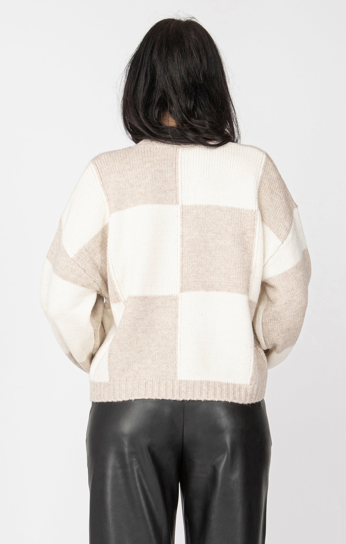 Ls Colorblock Sweater