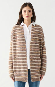 Ls Textured Stitch Open Cardigan