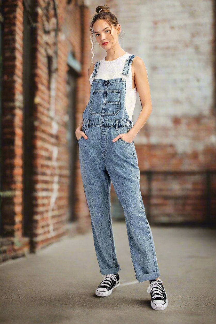 Denim Washed  Overall