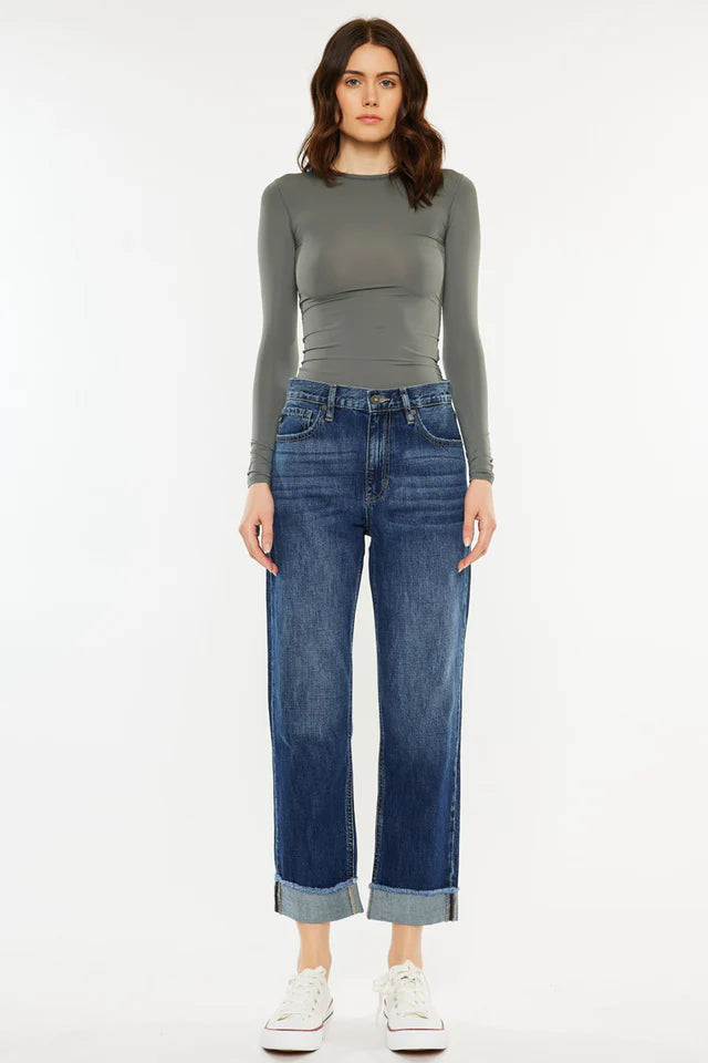 Finley High Rise Straight Leg Jean