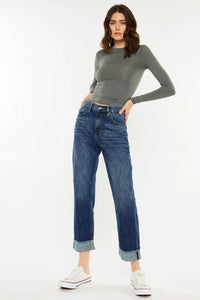 Finley High Rise Straight Leg Jean