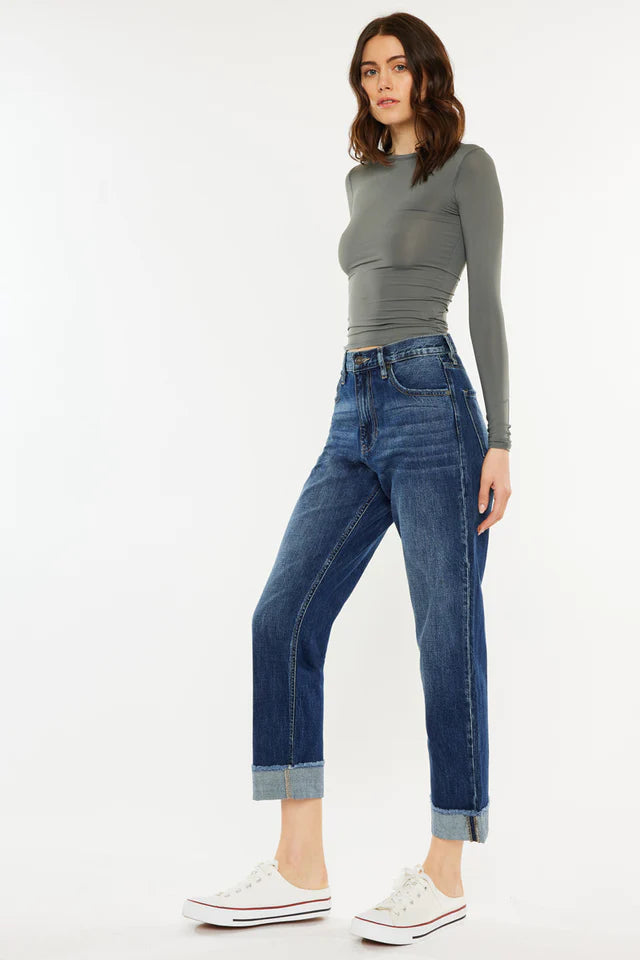 Finley High Rise Straight Leg Jean