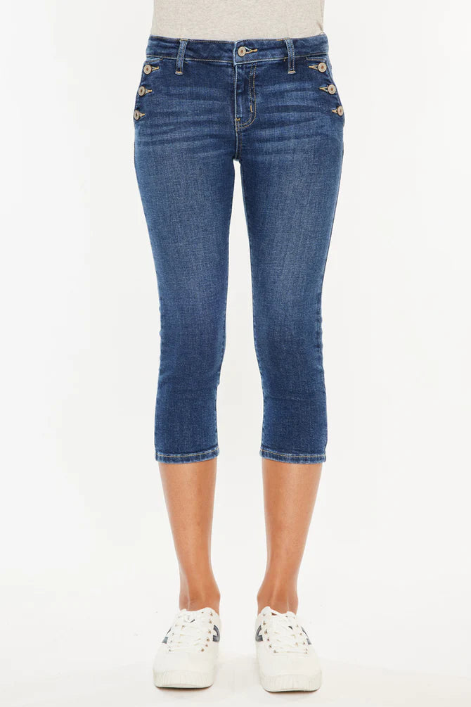 Mid Rise Capri Jean