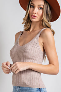 Soft Ribbed Tank Top