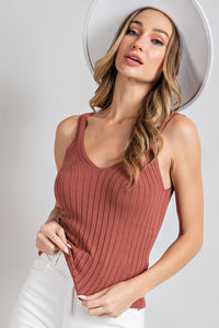 Soft Ribbed Tank Top