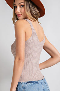 Soft Ribbed Tank Top