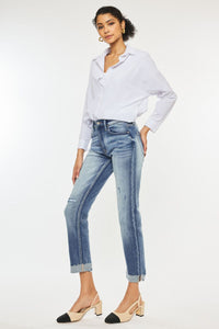 Michelle High Rise Slim Straight Jean