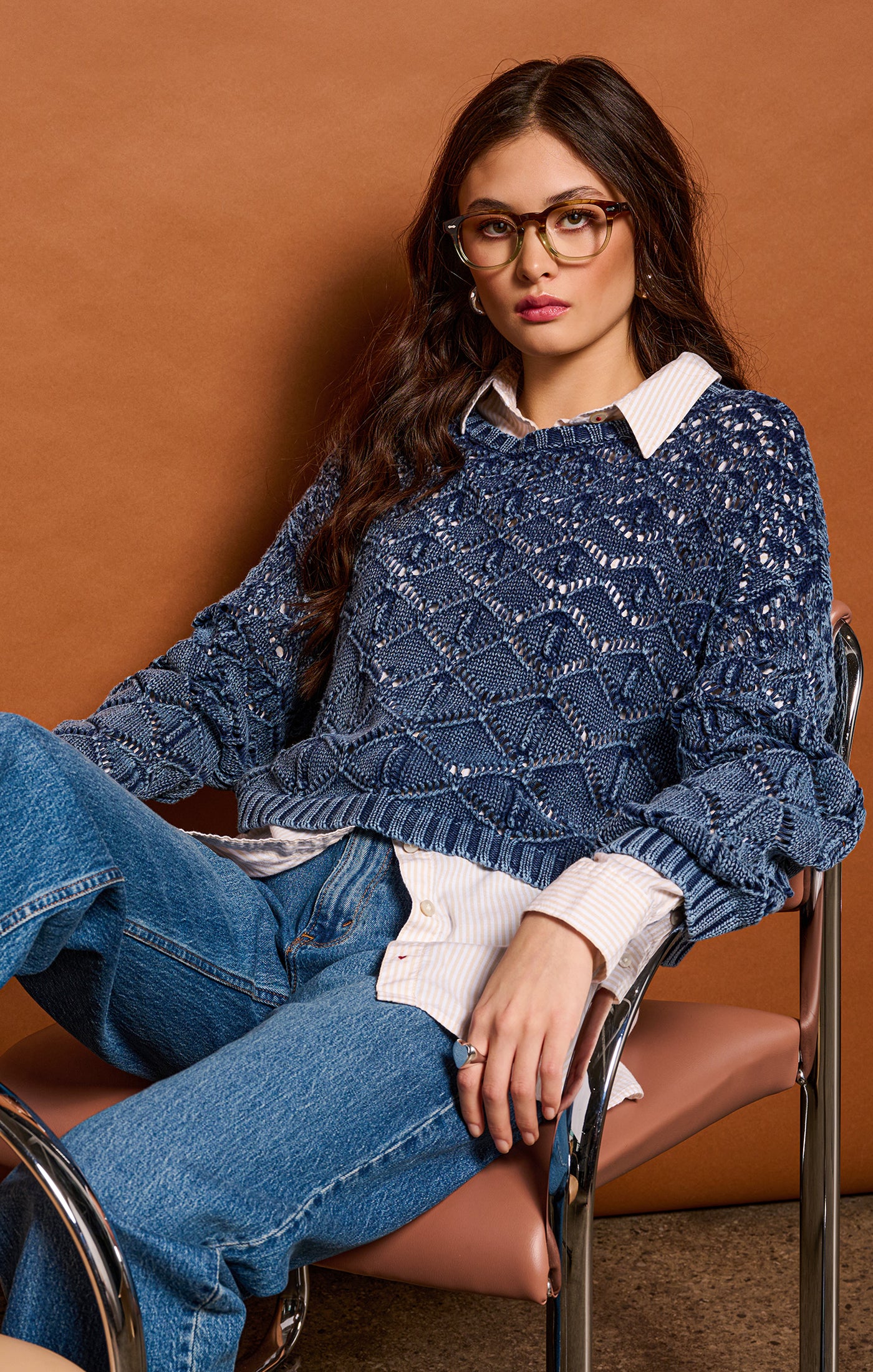 Ls Crochet Sweater